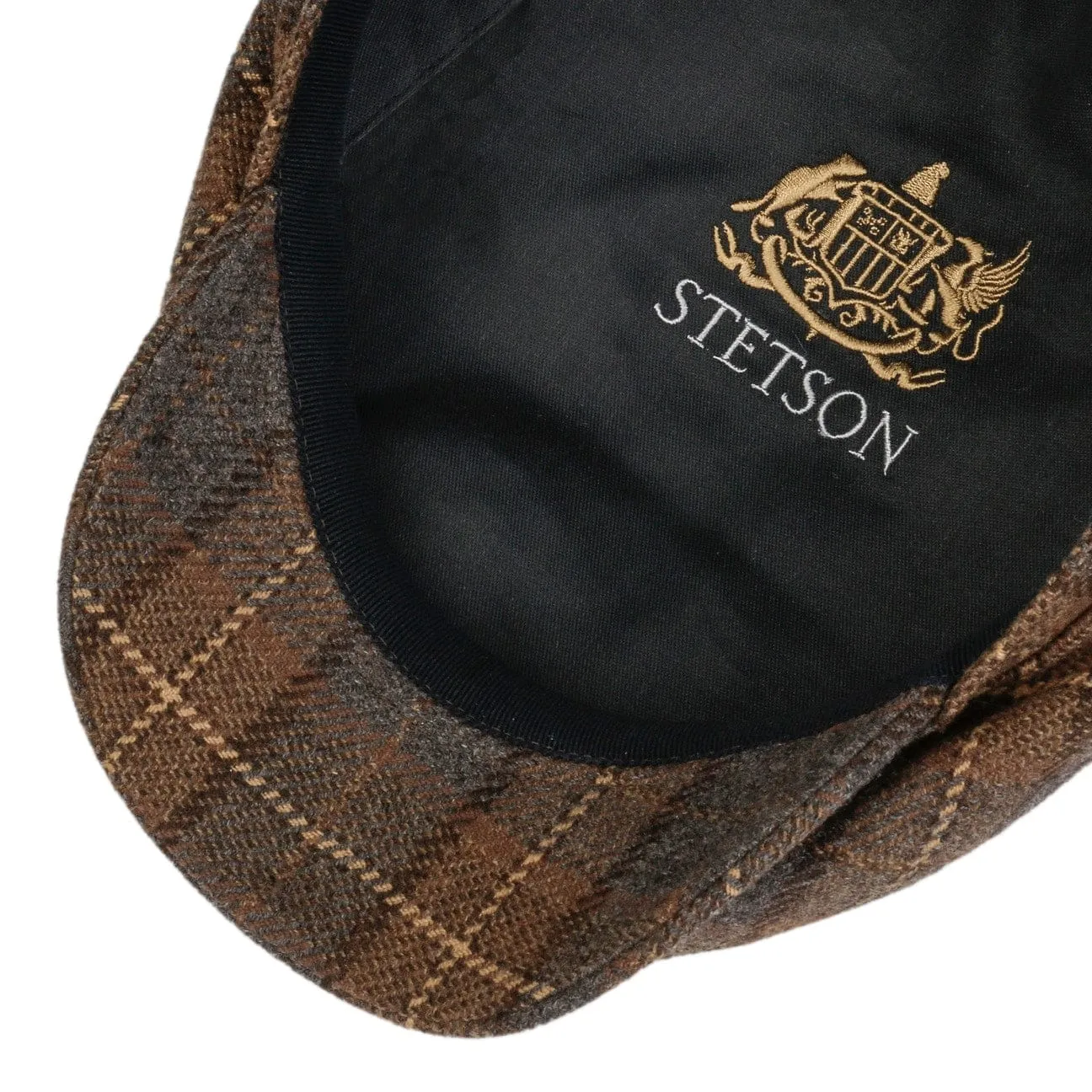 Scranton Wool Driver Flat Cap by Stetson