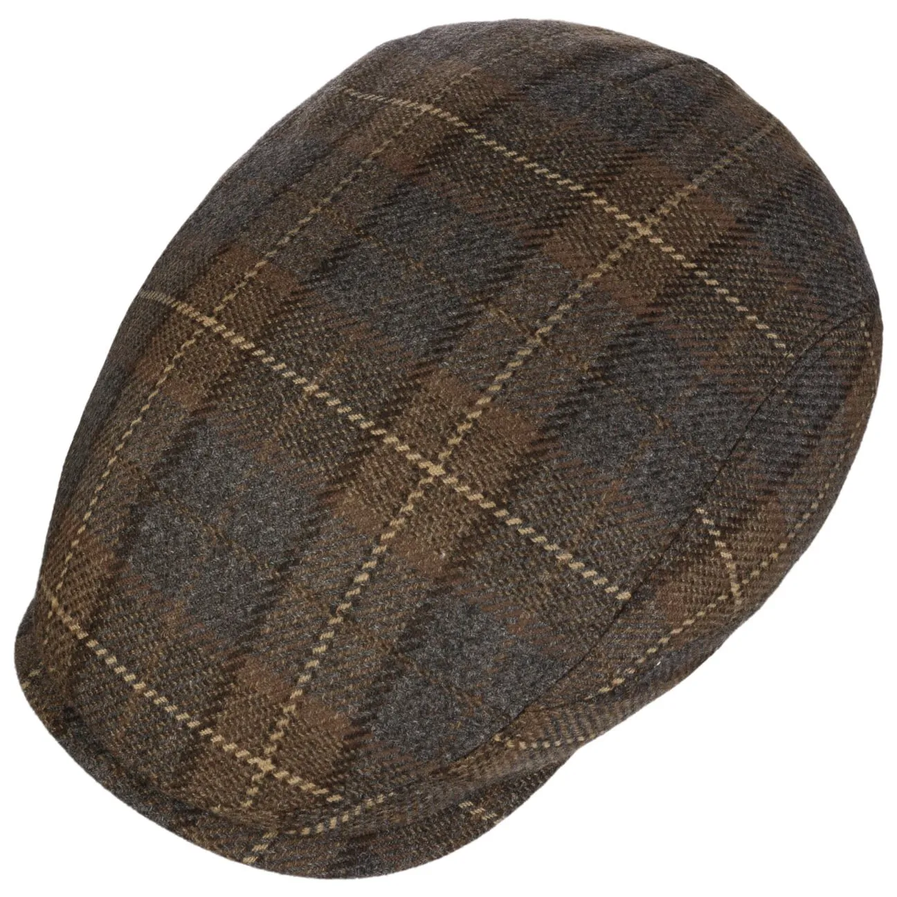 Scranton Wool Driver Flat Cap by Stetson