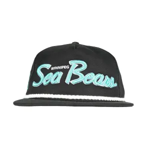 SEA BEARS GOLFER SCRIPT BLACK