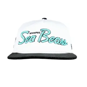 SEA BEARS GOLFER SCRIPT WHITE