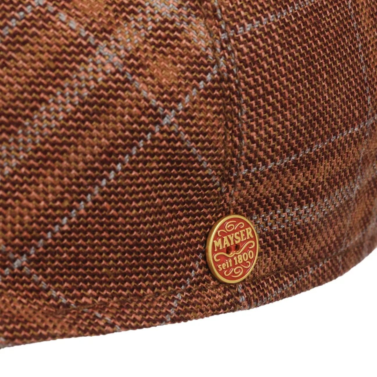 Sidney Linen Virgin Wool Flat Cap by Mayser