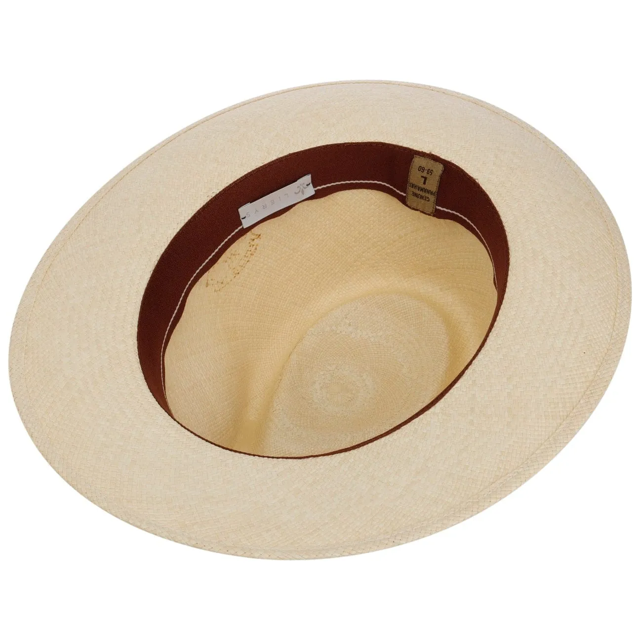 Striped Ribbon Panama Hat by Lierys