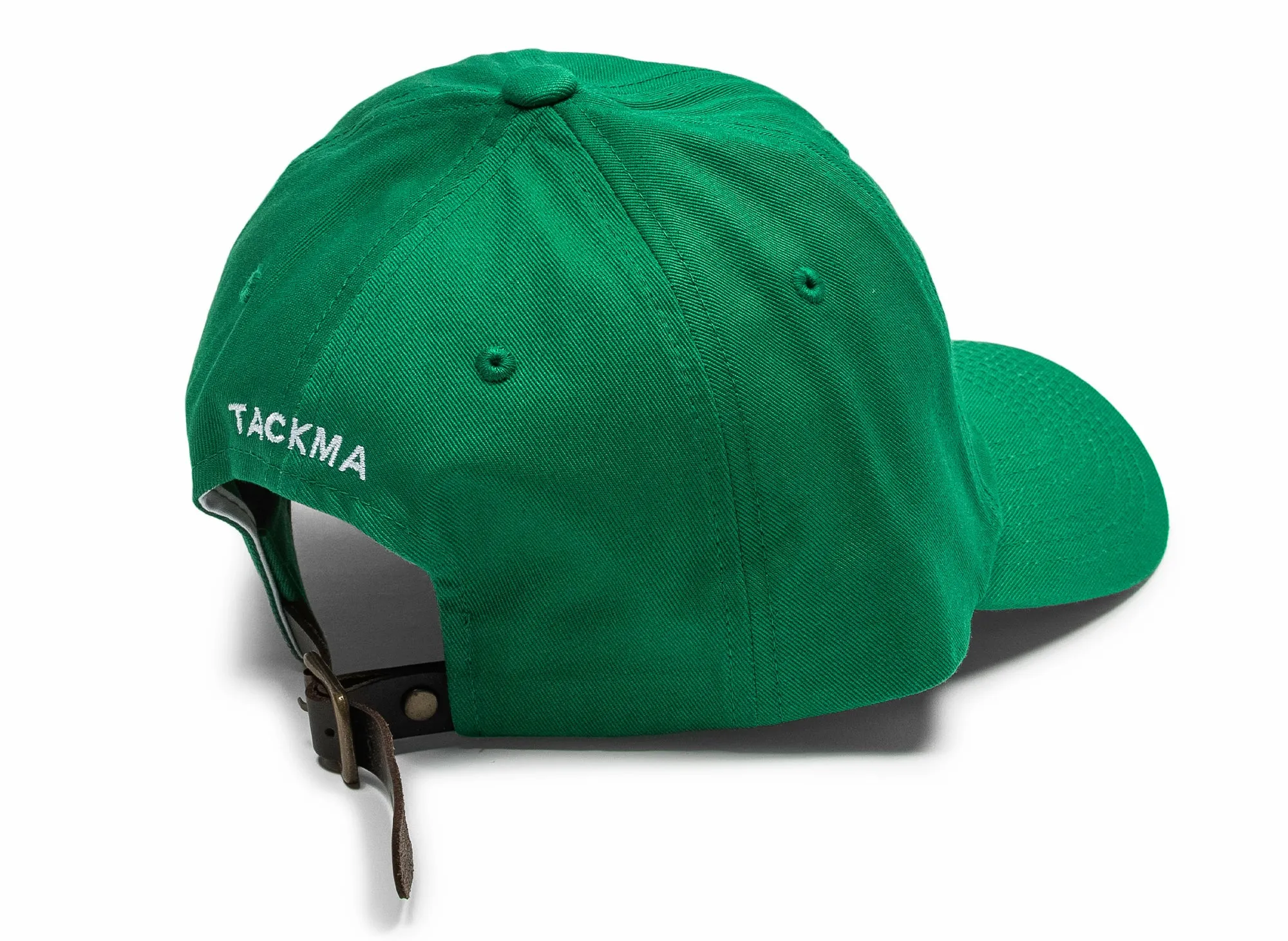 Tackma Small T Logo Strapback Hat in Green xld