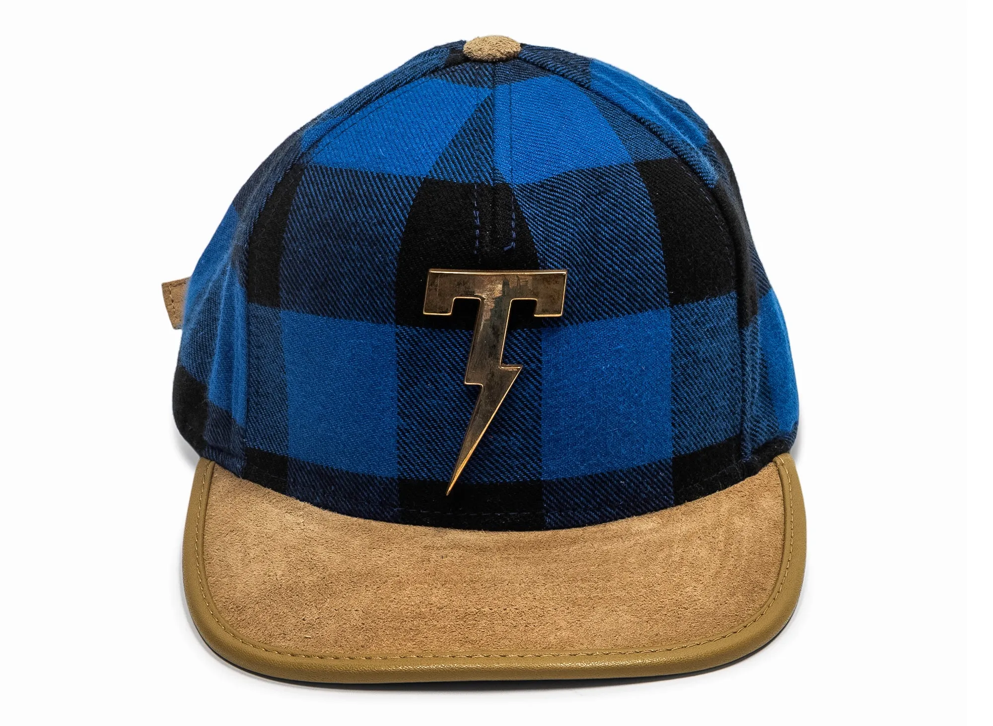 Tackma T Logo Strapback Hat in Blue xld