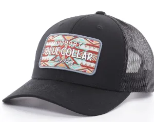 Troll Co. Fortify "Support Blue Collar" Patch Hat