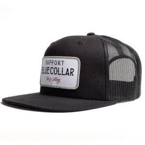 Troll Co. Men's Barricade "Support Blue Collar" Graphic Snapback Hat