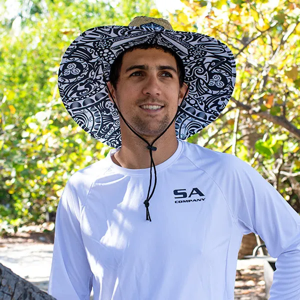 Under Brim Straw Hat | Polynesian Tribal 2.0