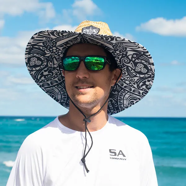 Under Brim Straw Hat | Polynesian Tribal 2.0