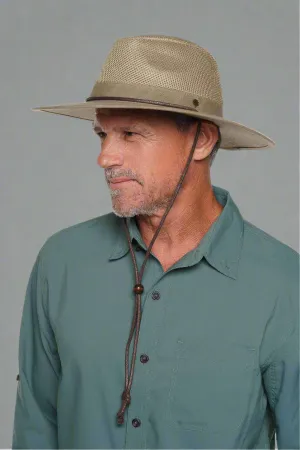 Walkabout Vented Hat Waxed Cotton | Smoke Grey