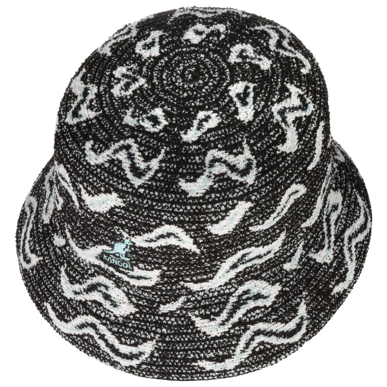 Wave Camo Bucket Hat by Kangol