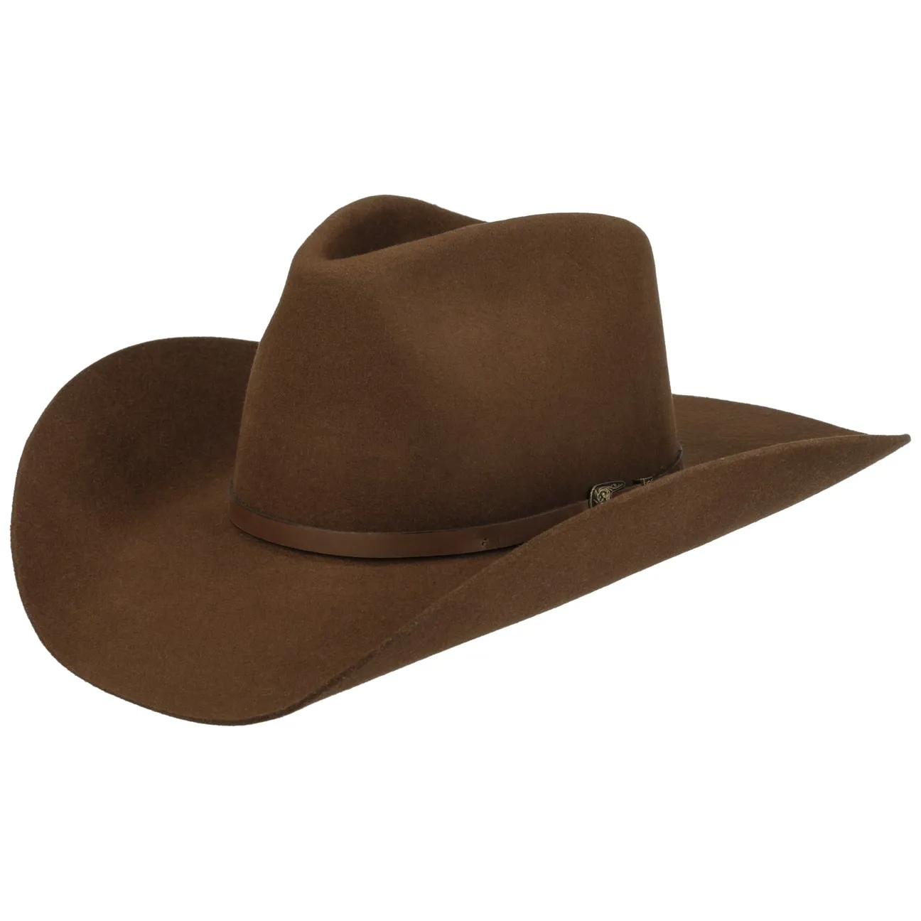 Western Woolfelt Fedora Pinch by JJ Hats