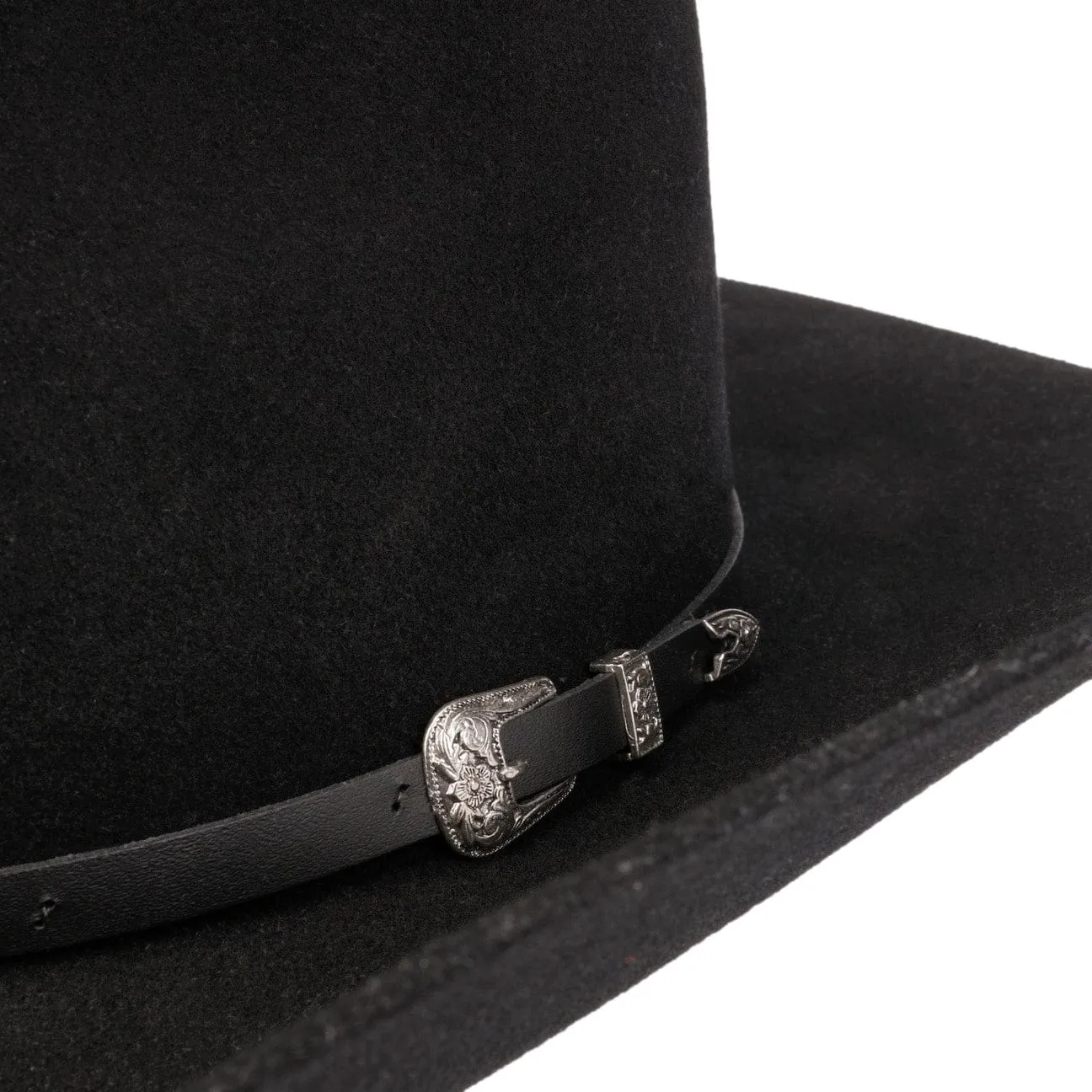 Western Woolfelt Fedora Pinch by JJ Hats