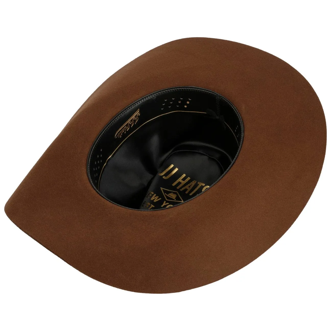 Western Woolfelt Fedora Pinch by JJ Hats